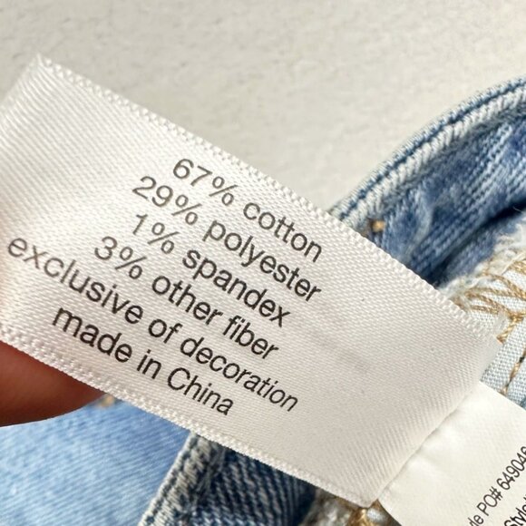 Lane Bryant Mid-Rise Boyfriend Jeans With Patchwork & Ripped Details Boho Sz 20 - Picture 5 of 12